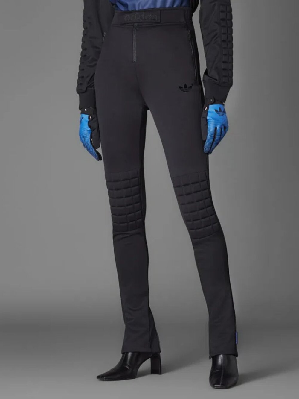 ADIDAS ORIGINALS Women's Blue Version Performance Tights/Leggings Black  S NWT